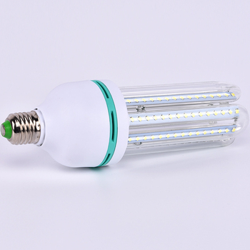 LED U-formájú kukorica lámpa otthoni használatra, E27 foglalat, spirál alak, meleg és hideg fehér fény, energiatakarékos világítás