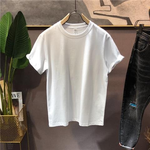 Ανδρικό κοντομάνικο T shirt, ice silk, casual μονόχρωμο, στρογγυλή λαιμόκοψη, ιαπωνικό στυλ, Άνοιξη-Καλοκαίρι 2025