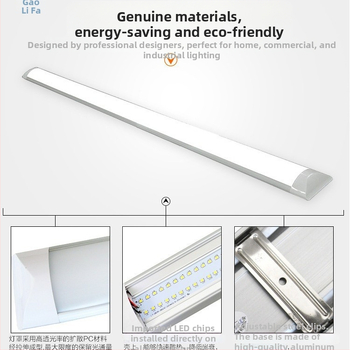 LED čistiaca lampa s integrovaným držiakom, odolná voči vlhkosti a prachu, kompatibilná s DC/AC vstupom 12V/24V/36V/220V
