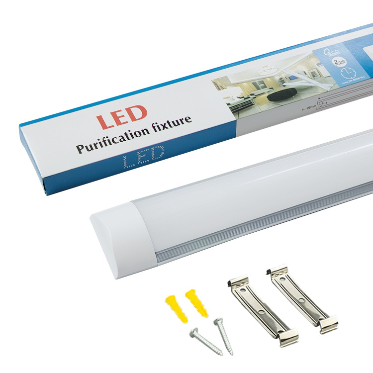 LED χαμηλής τάσης φως καθαρισμού, μακρύ λωρίδα οροφής, καμπυλωτό αλουμινένιο περίβλημα, ενσωματωμένος στήριγμα AC/DC, είσοδος 12–36V