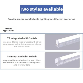 Τ5 LED σωλήνας με ενσωματωμένο διακόπτη; Τ8 ενσωματωμένος φωτιστικός σωλήνας με αυτόνομο μικρό διακόπτη