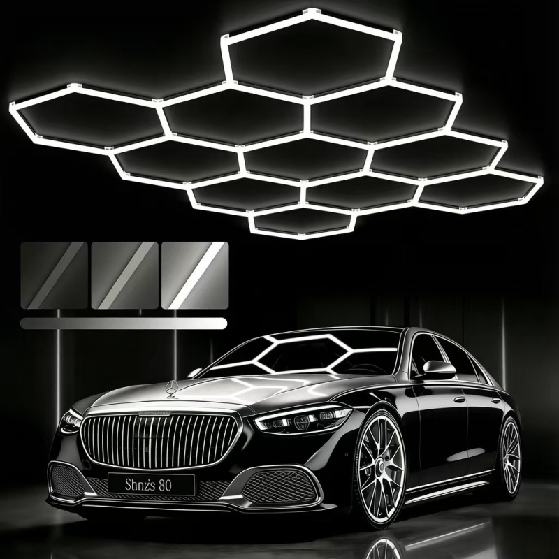 LED εξάγωνο φως γκαράζ για εργαστήρια επισκευών, πλυντήρια αυτοκινήτων, υπόγεια πάρκινγκ και γυμναστήρια