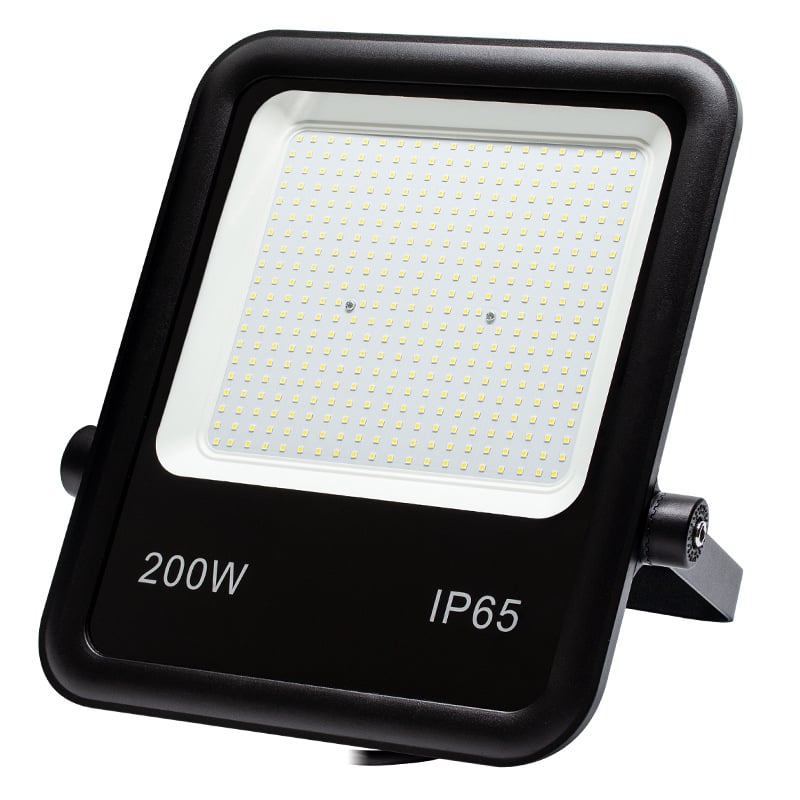 LED προβολέας 200W με ευρύ φάσμα τάσης, εξωτερική χρήση – αυλή και αποθήκη