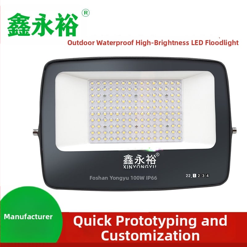 Vonkajší LED reflektor na štadióny a tunely, 50W-200W, 120° lúč, IP66, 6500K