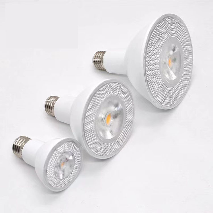 LED PAR20/ PAR30/ PAR38 reflektor, plastovo potiahnuté hliníkové telo, E27, široké napätie 85-265V, 7/12/15/18W, 3000K/4000K/6500K, IP55