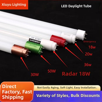 LED fluorescenčná trubica, T8, 1,2 m, s krytom, dlhý montážny držiak
