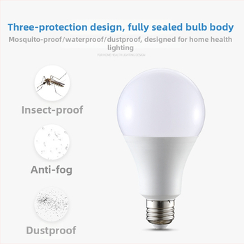 A60 LED žiarovka, telo z hliníka obalené plastom, závit E27, energeticky úsporné teplé biele vnútorné osvetlenie