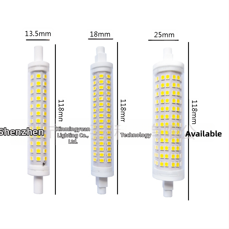 R7S LED kukuričná lampa, 78 mm, 20W, keramická, bez mihania, dvojstranná, 3000K–6000K, 42/48/64/84/96/128 LED