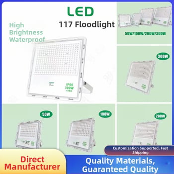 Vonkajší 1000W LED floodlight, IP66, osvetlenie štadiónu a reklamy