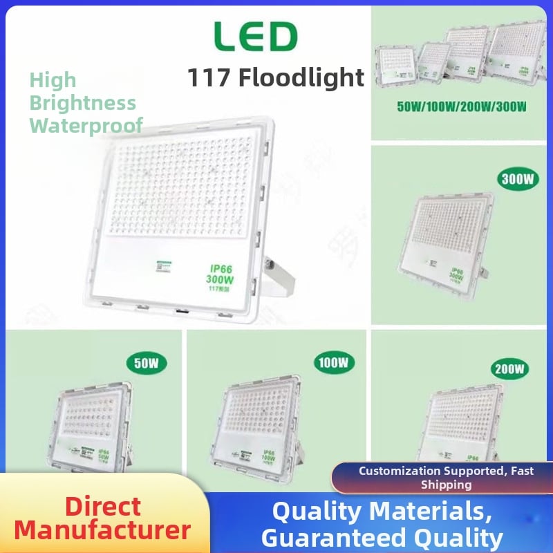 Vonkajší 1000W LED floodlight, IP66, osvetlenie štadiónu a reklamy