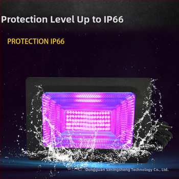 Vonkajší vodotesný UV LED reflektor z hliníkovej zliatiny, široký rozsah napätia, 275 nm, IP65