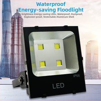 LED reflektor pre vonkajšie priemyselné osvetlenie a tunely, 50W/100W/200W, hliníkové puzdro, IP66, uhol lúča 120°