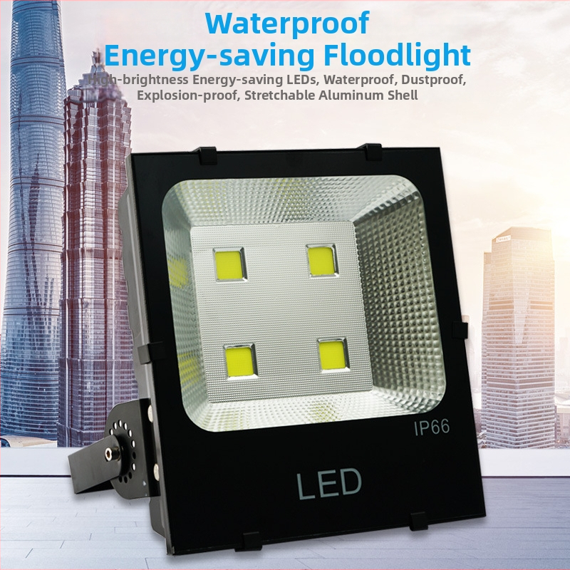 LED reflektor pre vonkajšie priemyselné osvetlenie a tunely, 50W/100W/200W, hliníkové puzdro, IP66, uhol lúča 120°