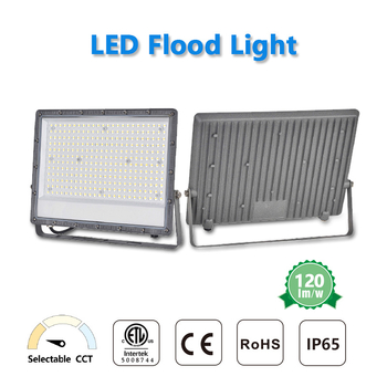 Εξωτερικός IP65 προβολέας LED 150W, αδιάβροχος για αποθήκες, εργοστάσια και γήπεδα — λεπτός τοίχου προβολέας LED, ETL