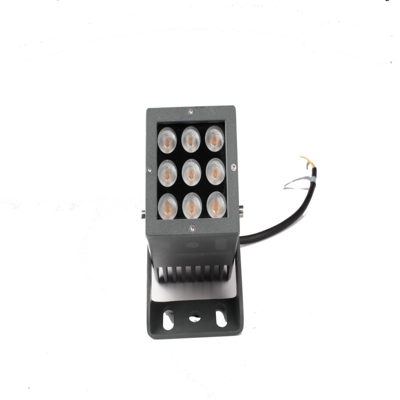 LED τετράγωνος προβολέας 18W για εξωτερικό φωτισμό, αδιάβροχος προβολέας για δέντρα, σχέδιο με ιδιωτικό καλούπι