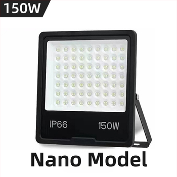 Chang Lang Lighting vonkajšie LED IP65 vodotesné ultra tenké flood svetlo, inžinierska trieda, 50-200W, 1200 lm, 144×2835 LED, 120° lúč, čierne hliníkové puzdro