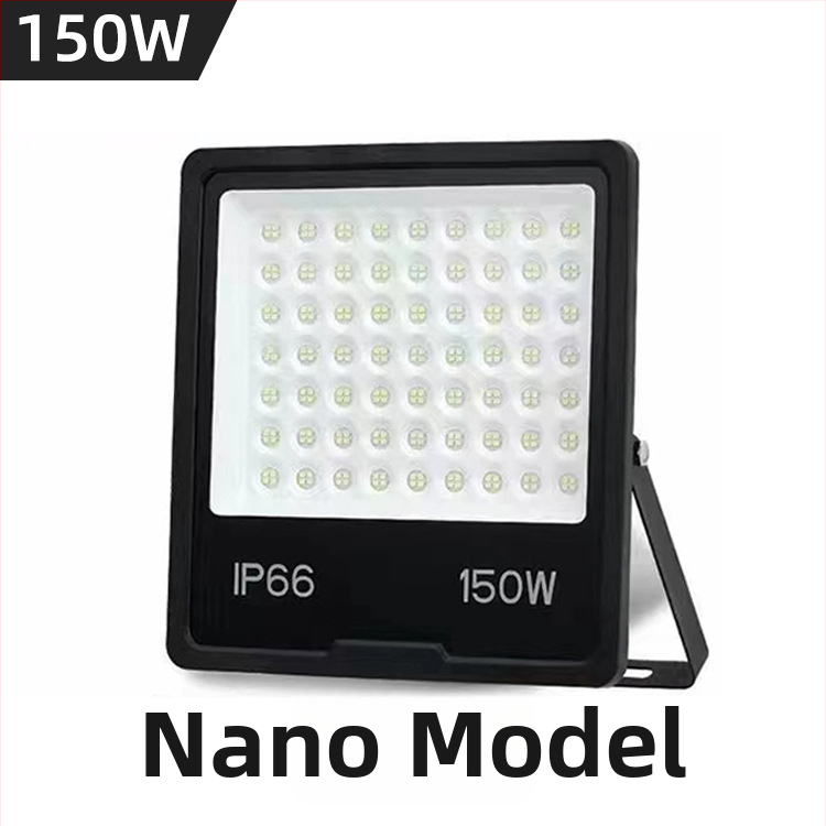 Chang Lang Lighting vonkajšie LED IP65 vodotesné ultra tenké flood svetlo, inžinierska trieda, 50-200W, 1200 lm, 144×2835 LED, 120° lúč, čierne hliníkové puzdro