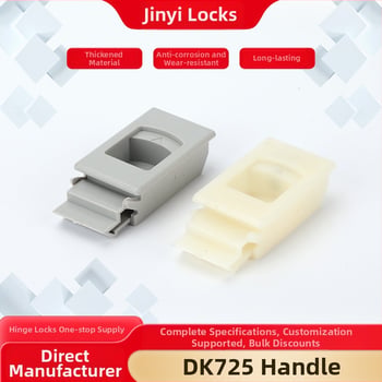 DK725 Bočné madlo dverí s MS735 tlačným skrytým mechanizmom, ABS/Nylon plast, pohyblivý zámok typu kartička MS725