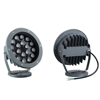 LED κυκλικό φως βάσης με πρίζα για κήπο – προβολέ τοίχου, φωτισμός δέντρων και γκαζόν, πολύχρωμο φως 6W/12W