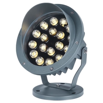LED κυκλικό φως βάσης με πρίζα για κήπο – προβολέ τοίχου, φωτισμός δέντρων και γκαζόν, πολύχρωμο φως 6W/12W