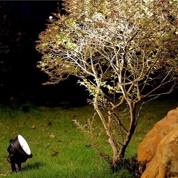 LED κυκλικό φως βάσης με πρίζα για κήπο – προβολέ τοίχου, φωτισμός δέντρων και γκαζόν, πολύχρωμο φως 6W/12W