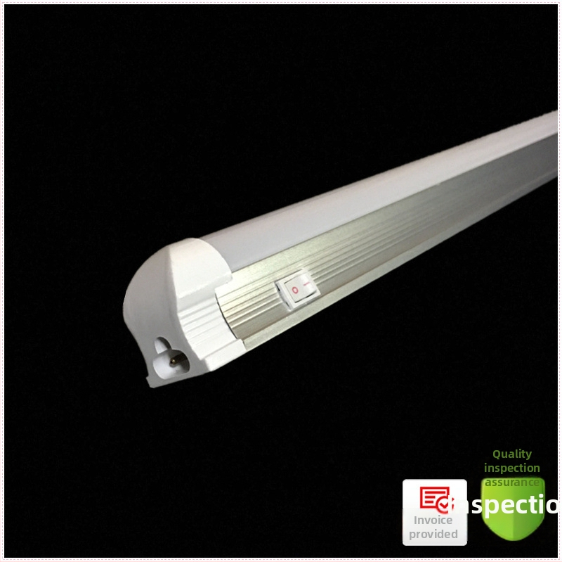 T8 LED integrovaná lampa so spínačom, držiak T8 s malým spínačom, určená pre fluorescenčné trubice