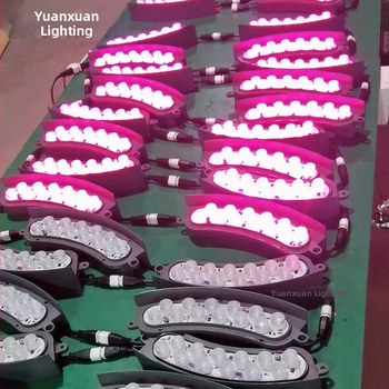 Vonkajšia solárna LED lampa na obopínanie stromu s prstenovým uchytením, 12W RGB floodlight pre dvor a záhradu