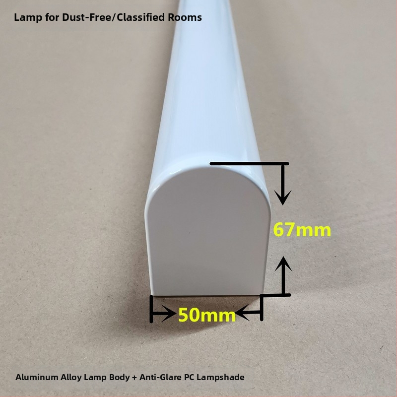 LED könnytölcsér alakú tisztító lámpa pormentes tiszta helyiségekhez, integrált anti-glare világítással