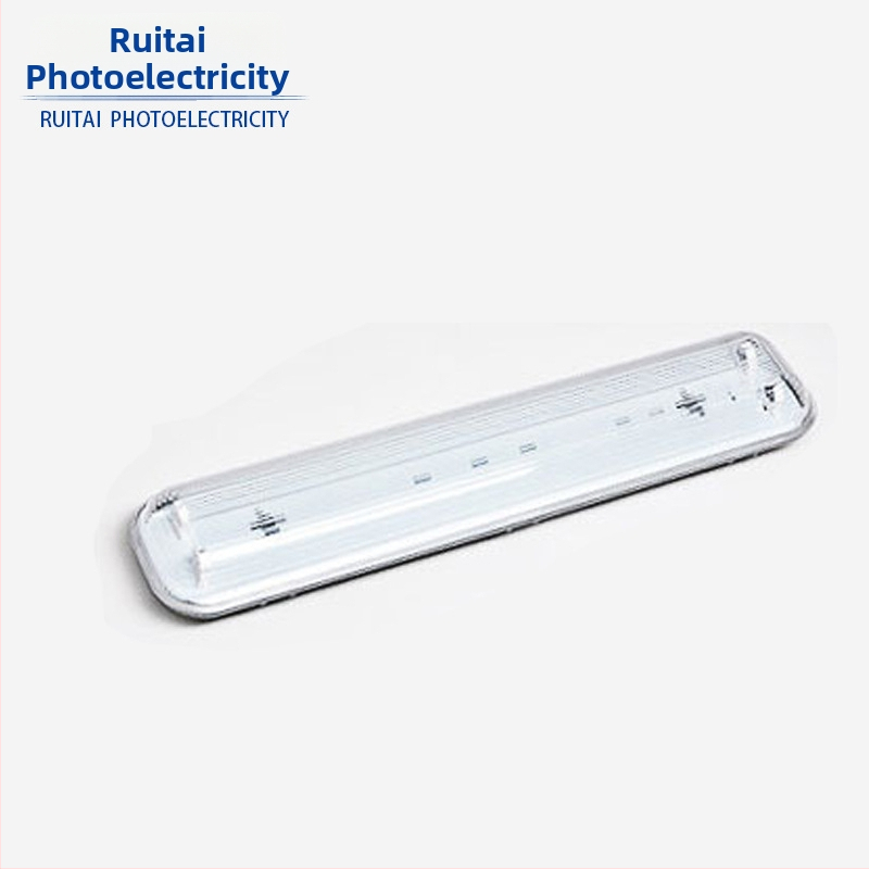 LED lampa s tromi ochrannými prvkami, s dvojitou trubkou, kompletná sada, vodotesná a odolná voči prachu