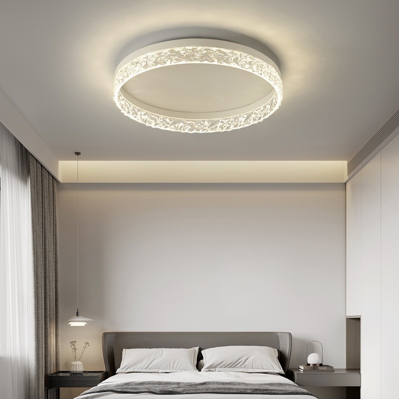 LED okrúhla stropná lampa do spálne v štýle ľahkého luxusu, postmoderný minimalistický dizajn, vhodná do obývačky a pracovne
