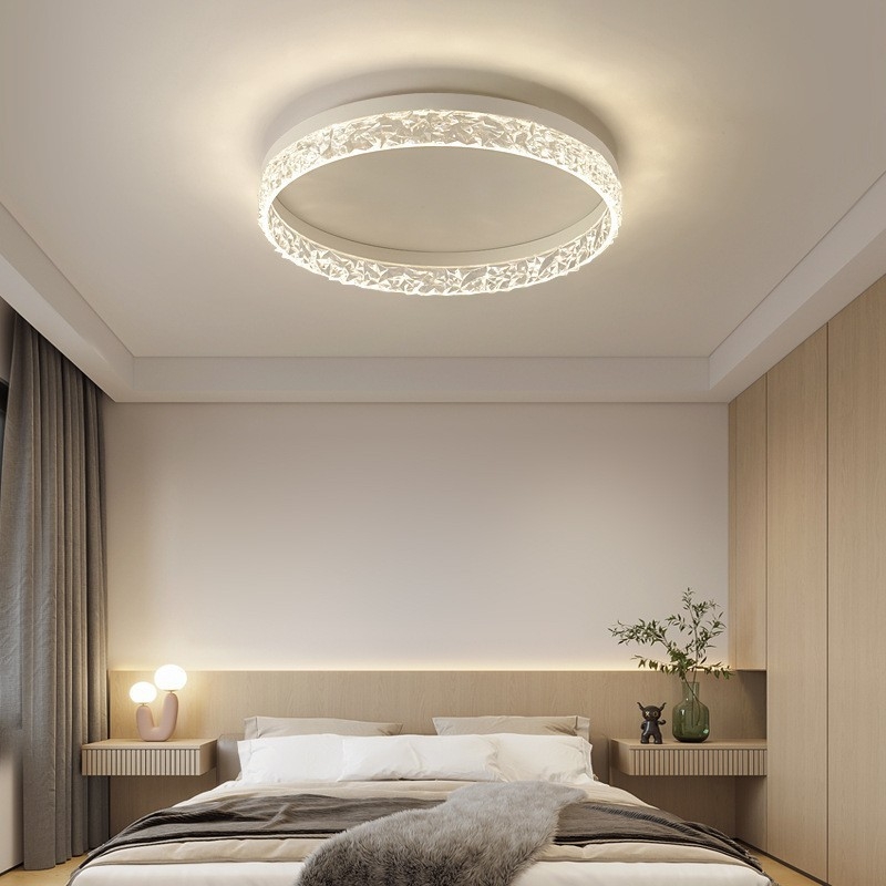 LED okrúhla stropná lampa do spálne v štýle ľahkého luxusu, postmoderný minimalistický dizajn, vhodná do obývačky a pracovne