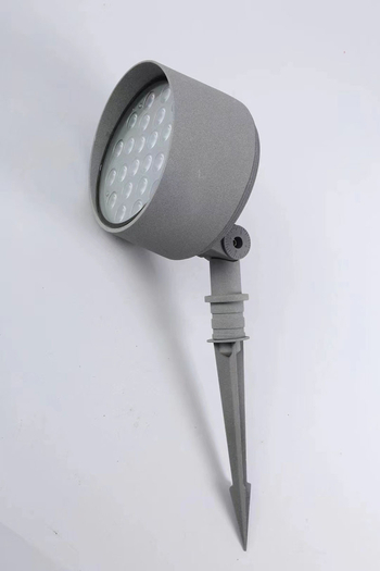 LED λαμπτήρας κήπου με πρίζα, αλουμινένιο χυτό, προβολέ 18W/24W για κήπο και αυλή