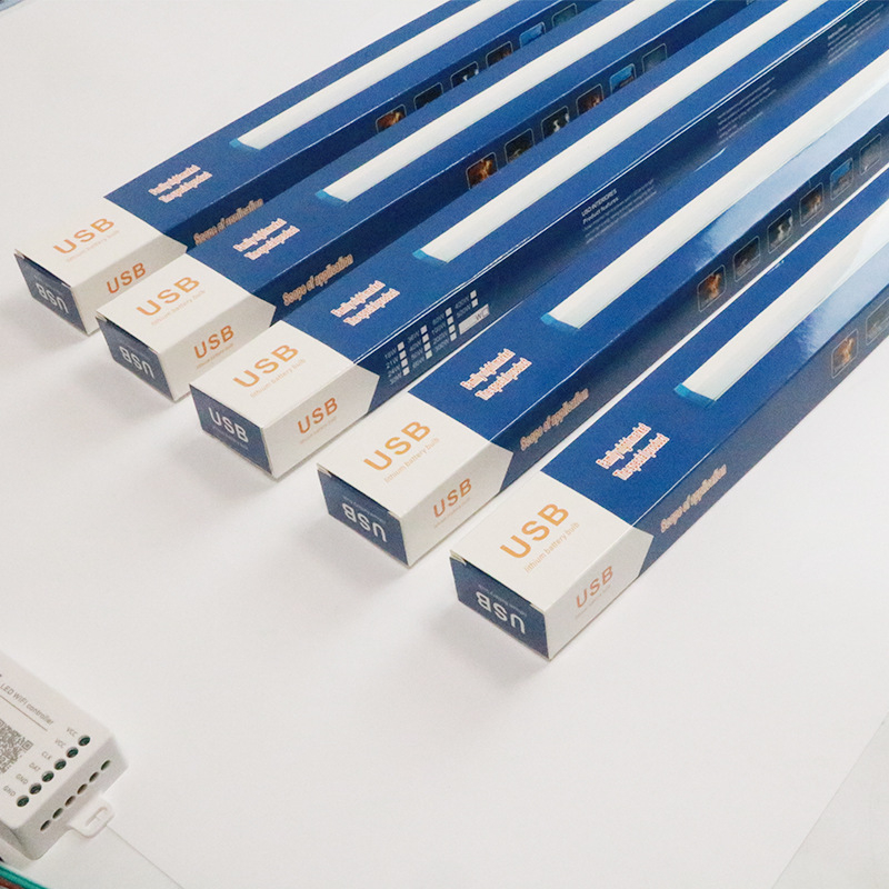 USB επαναφορτιζόμενο εκτάκτου LED σωληνοφωτιστικό για διακοπές ρεύματος, φορητό φωτιστικό για ντουλάπες, τραπέζια και κάμπινγκ