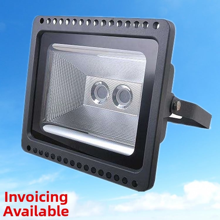 LED reflektor Gold Diamond 30W–100W s prenosným zdrojom napájania, vonkajšie použitie