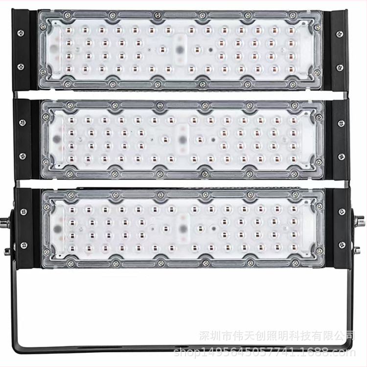Μονάδα LED με τυπωμένες πτερυγίδες για προβολικό φωτισμό εξωτερικού χώρου, περίβλημα από κράμα αλουμινίου, 150W/200W, μοντέλο SDD-50B