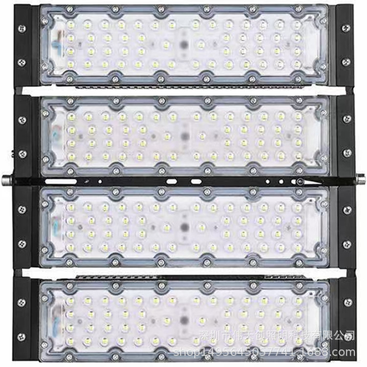 Μονάδα LED με τυπωμένες πτερυγίδες για προβολικό φωτισμό εξωτερικού χώρου, περίβλημα από κράμα αλουμινίου, 150W/200W, μοντέλο SDD-50B