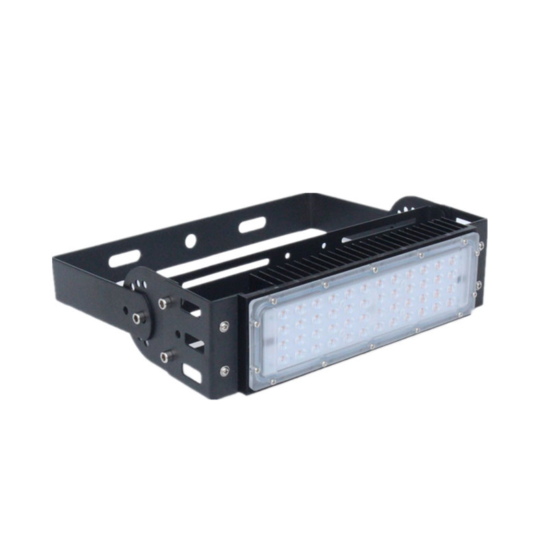 LED μονάδα προβολέα με θήκη 50W, ρυθμιζόμενες γωνίες 25°/60°/90°, τούνελ μοντλ φωτισμού