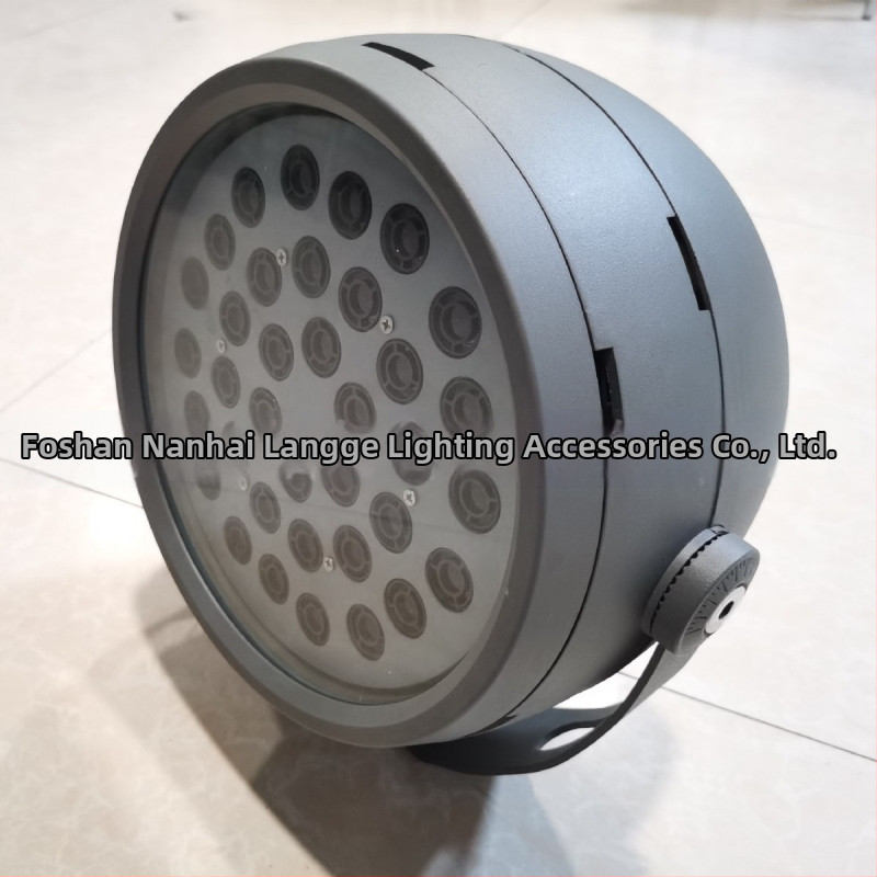 36W-48W-54W Κυκλικό Χυτό Περίβλημα Προβολέα, Σχήματος Τύμπανου