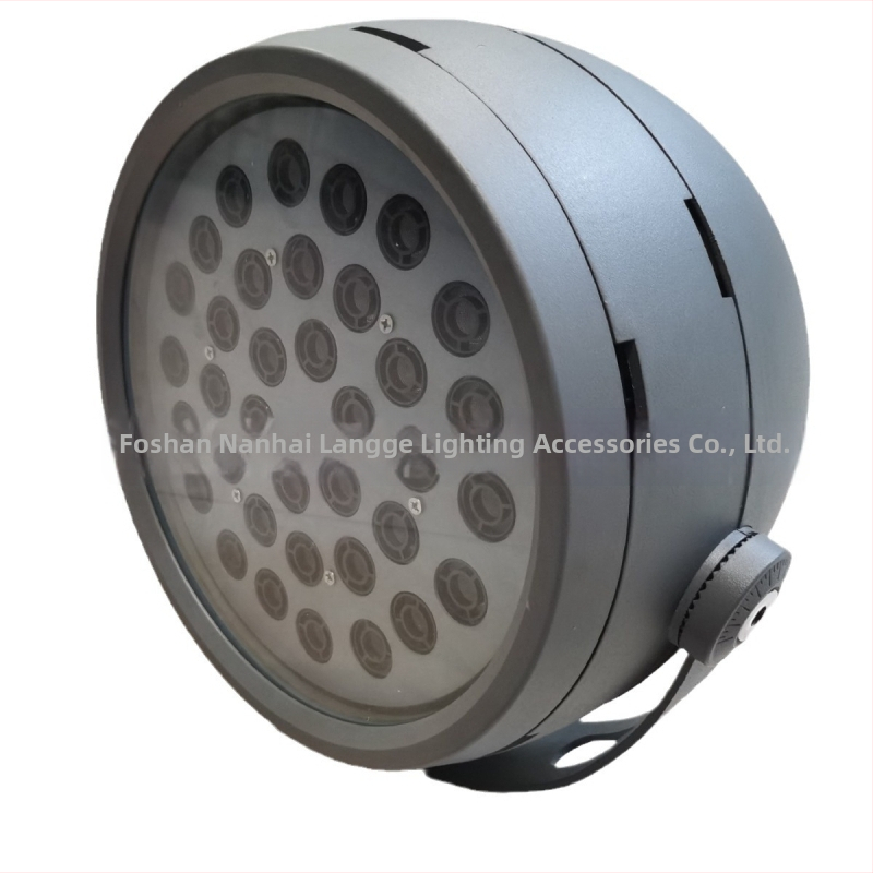 36W-48W-54W Κυκλικό Χυτό Περίβλημα Προβολέα, Σχήματος Τύμπανου