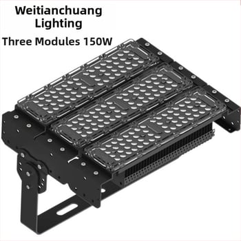 Hlinírový kryt pre LED reflektor s FIN modulom, vonkajšie osvetlenie štadióna tunela, 150W