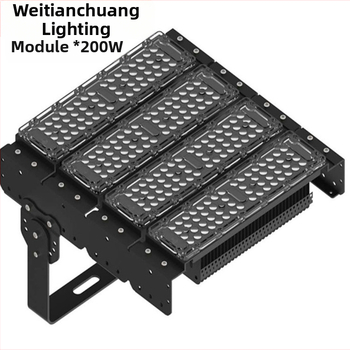 Hlinírový kryt pre LED reflektor s FIN modulom, vonkajšie osvetlenie štadióna tunela, 150W