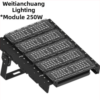 Hlinírový kryt pre LED reflektor s FIN modulom, vonkajšie osvetlenie štadióna tunela, 150W