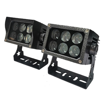 Νέο περίβλημα προβολέα LED με 3535 LED διόδους, φακός γωνίας, επιλογές 6W και 12W