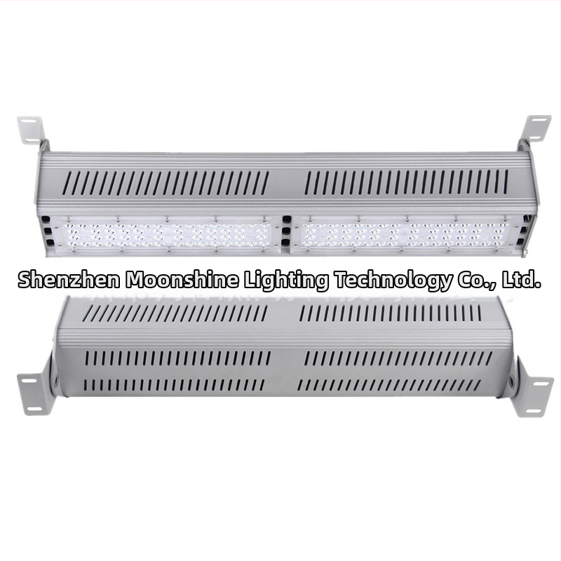 LED lineárne priemyselné a banícke osvetlenie s hliníovým puzdrom, 100W, súprava osvetlenia