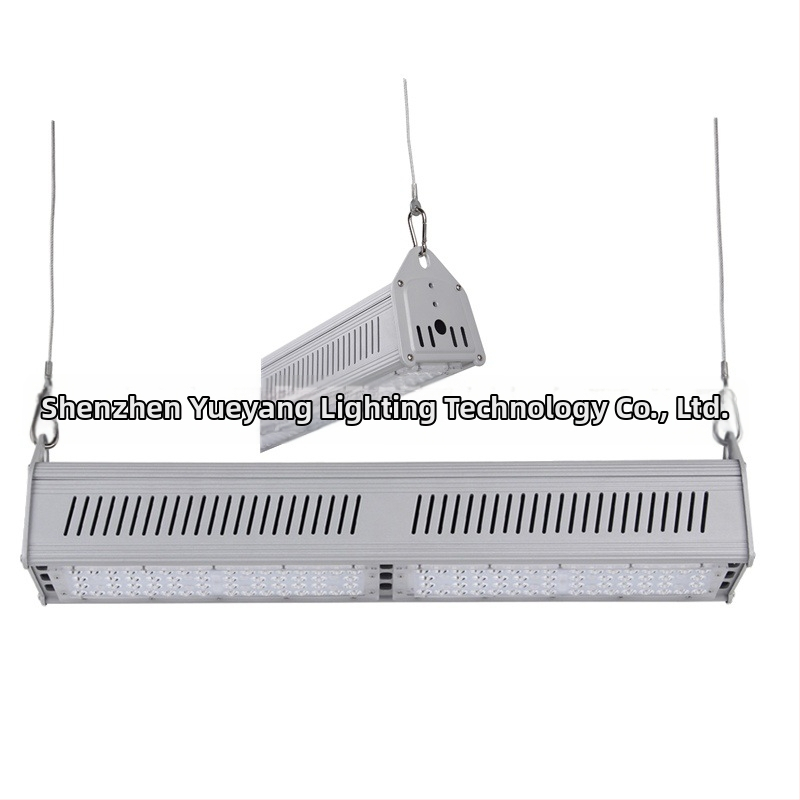 LED lineárne priemyselné a banícke osvetlenie s hliníovým puzdrom, 100W, súprava osvetlenia