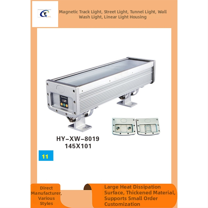 Kryt LED reflektora, vodotesný hliníkový plášť