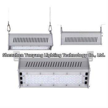 LED lineárny súbor svietidiel pre priemyselnú a banícku lampu, 50W–200W, hliník 6063, práškové lakovanie, vhodné pre skladové a kancelárske osvetlenie
