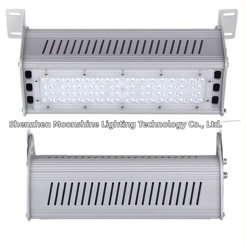 LED lineárny súbor svietidiel pre priemyselnú a banícku lampu, 50W–200W, hliník 6063, práškové lakovanie, vhodné pre skladové a kancelárske osvetlenie