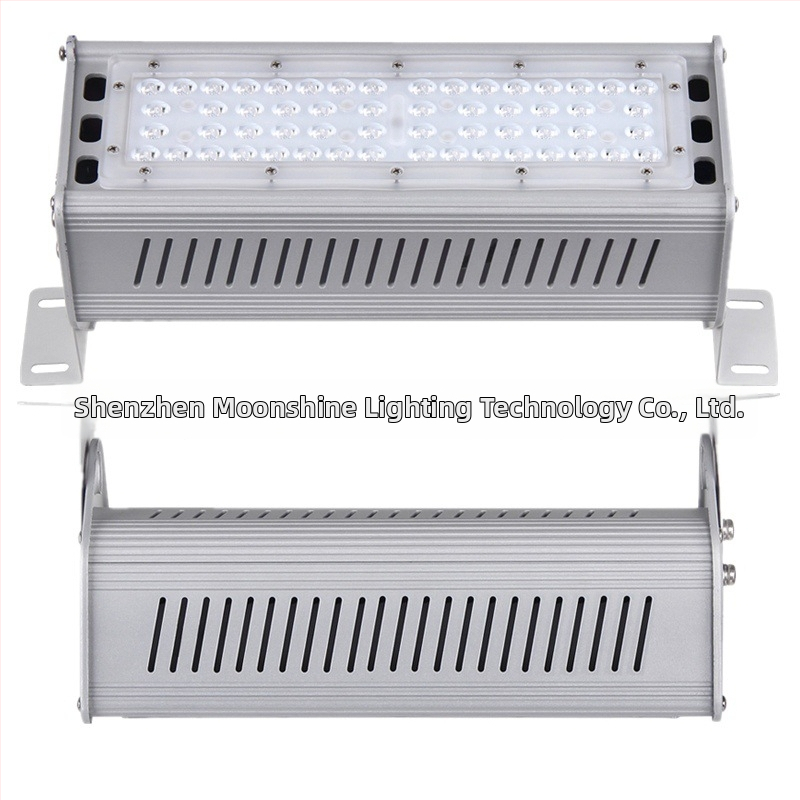 LED lineárny súbor svietidiel pre priemyselnú a banícku lampu, 50W–200W, hliník 6063, práškové lakovanie, vhodné pre skladové a kancelárske osvetlenie
