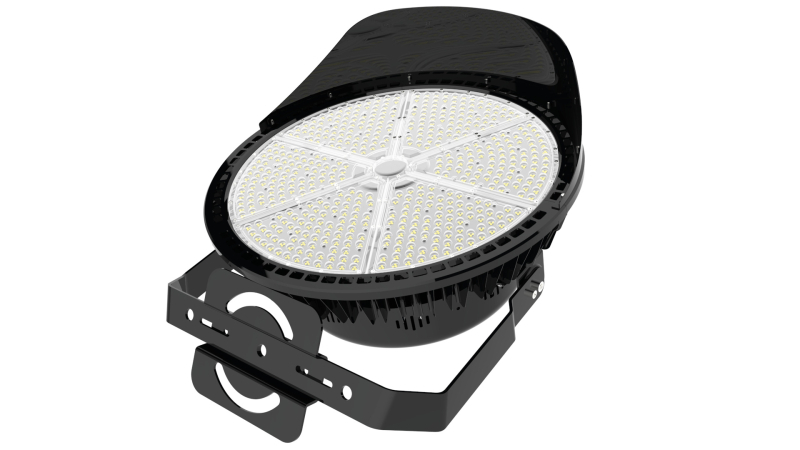 LED fényvetőház 1200W stadionvilágításhoz, öntött alumínium ADC12